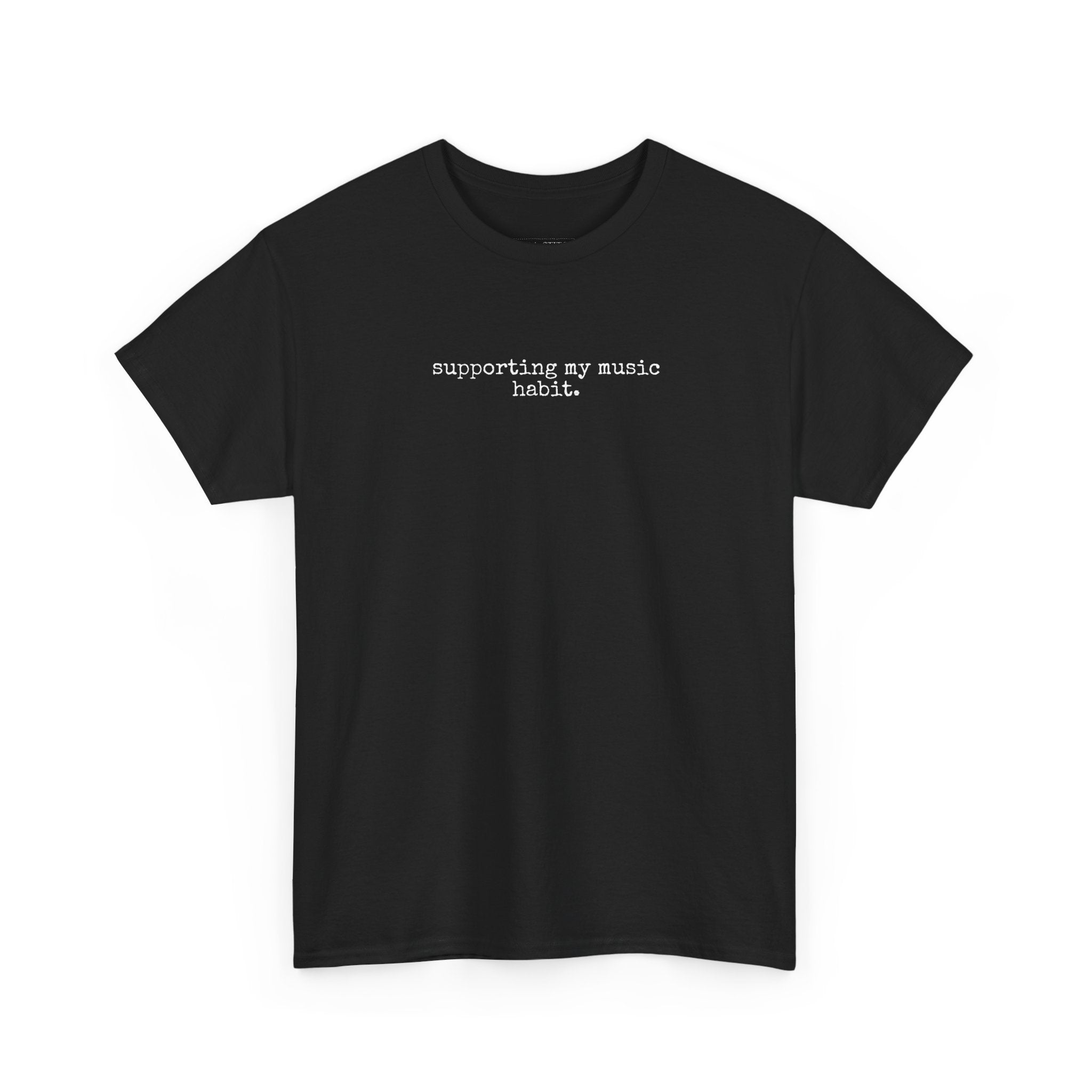 Supporting My Music Habit Relatable Musician's Priority T-Shirt