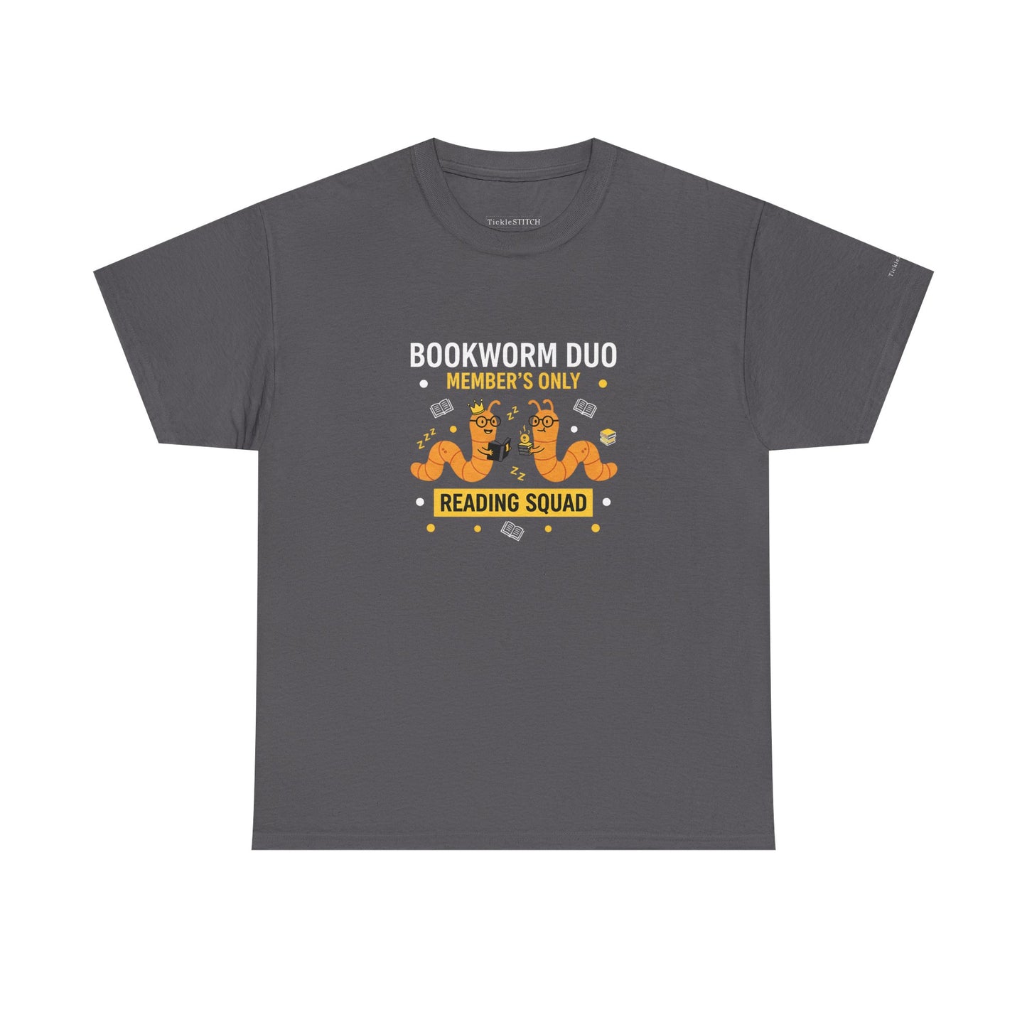 Bookworm Duo Reading Buddy Membership Squad Team Identity Pride Tee