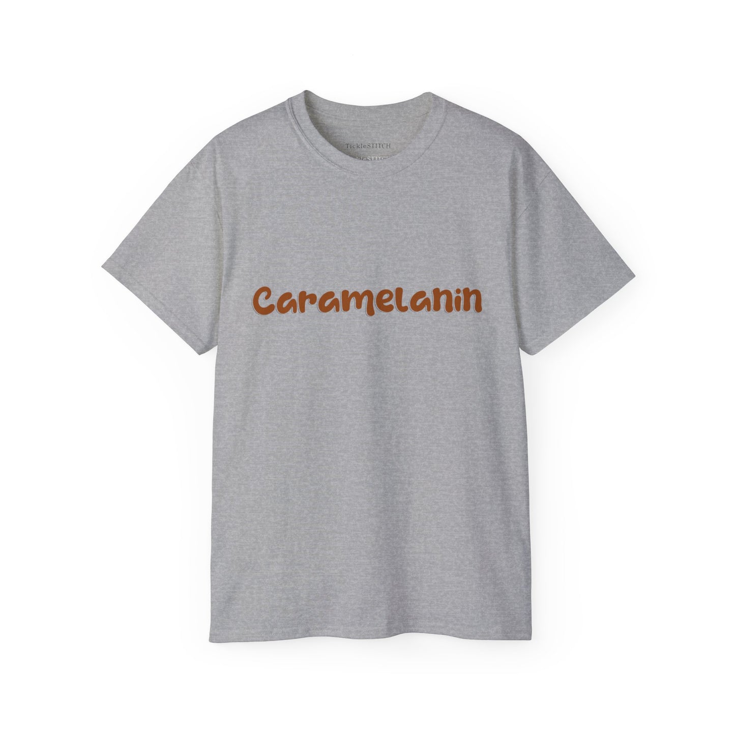 Caramelanin. Caramel Melanin. Caramelanin. Women's Cotton Funny T-shirt