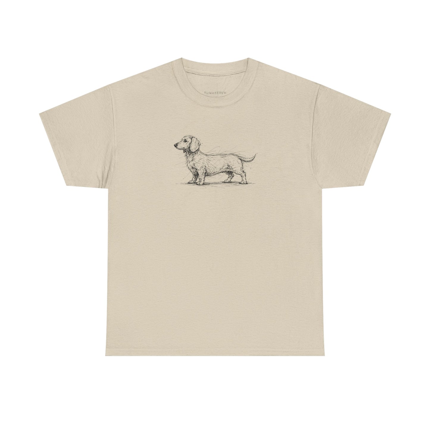 Dachshund Sketch Art Tee for Wiener Dog Lovers & Doxie Moms