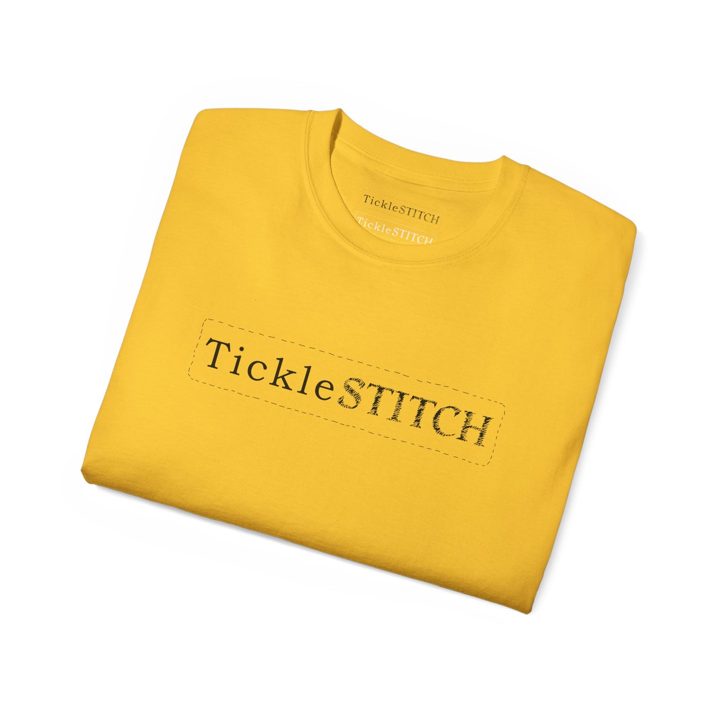 Tickle Stitch Logo Unisex Cotton T-Shirt