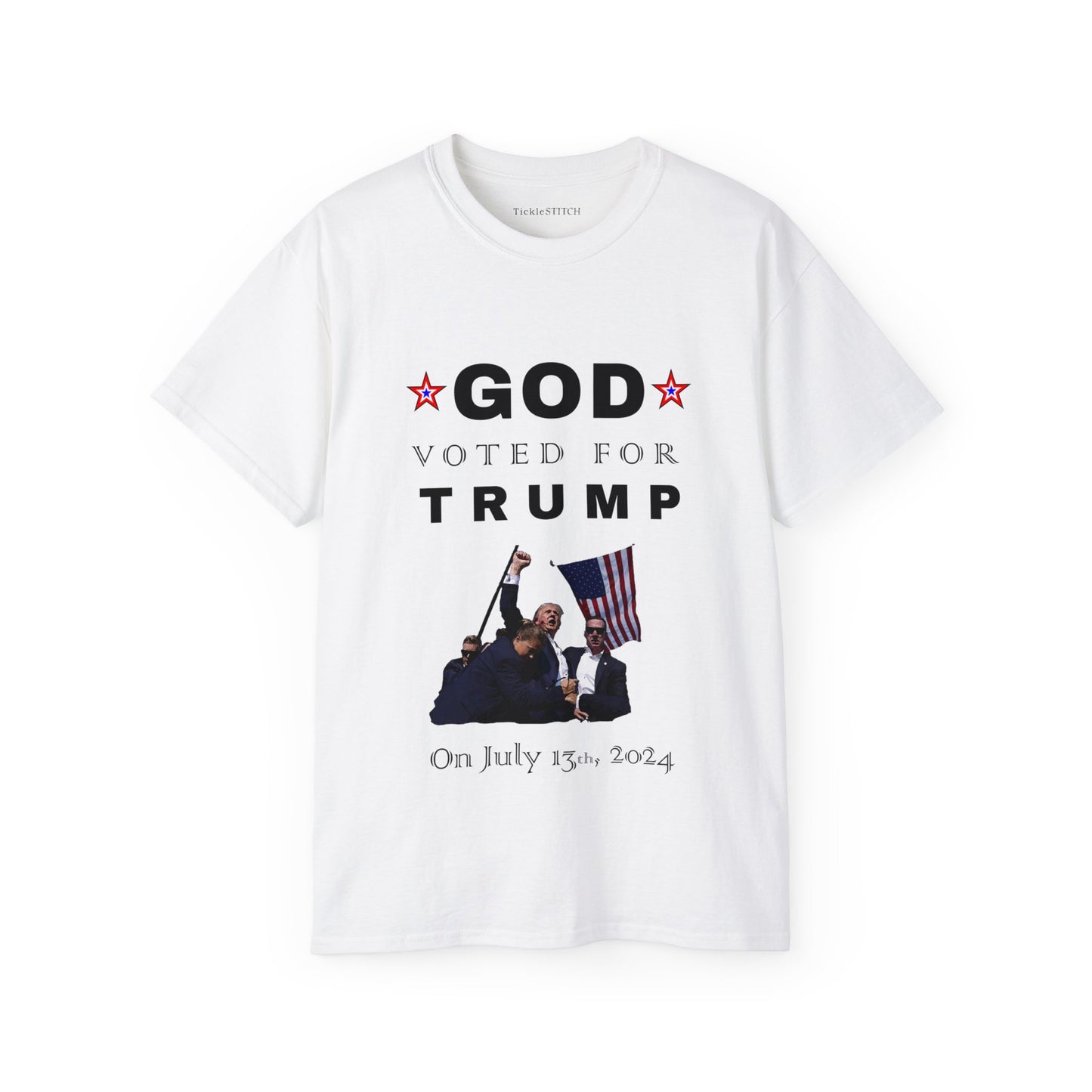 God Voted for Trump on July 13th, FIST, Trump Shirt, Trump 2024