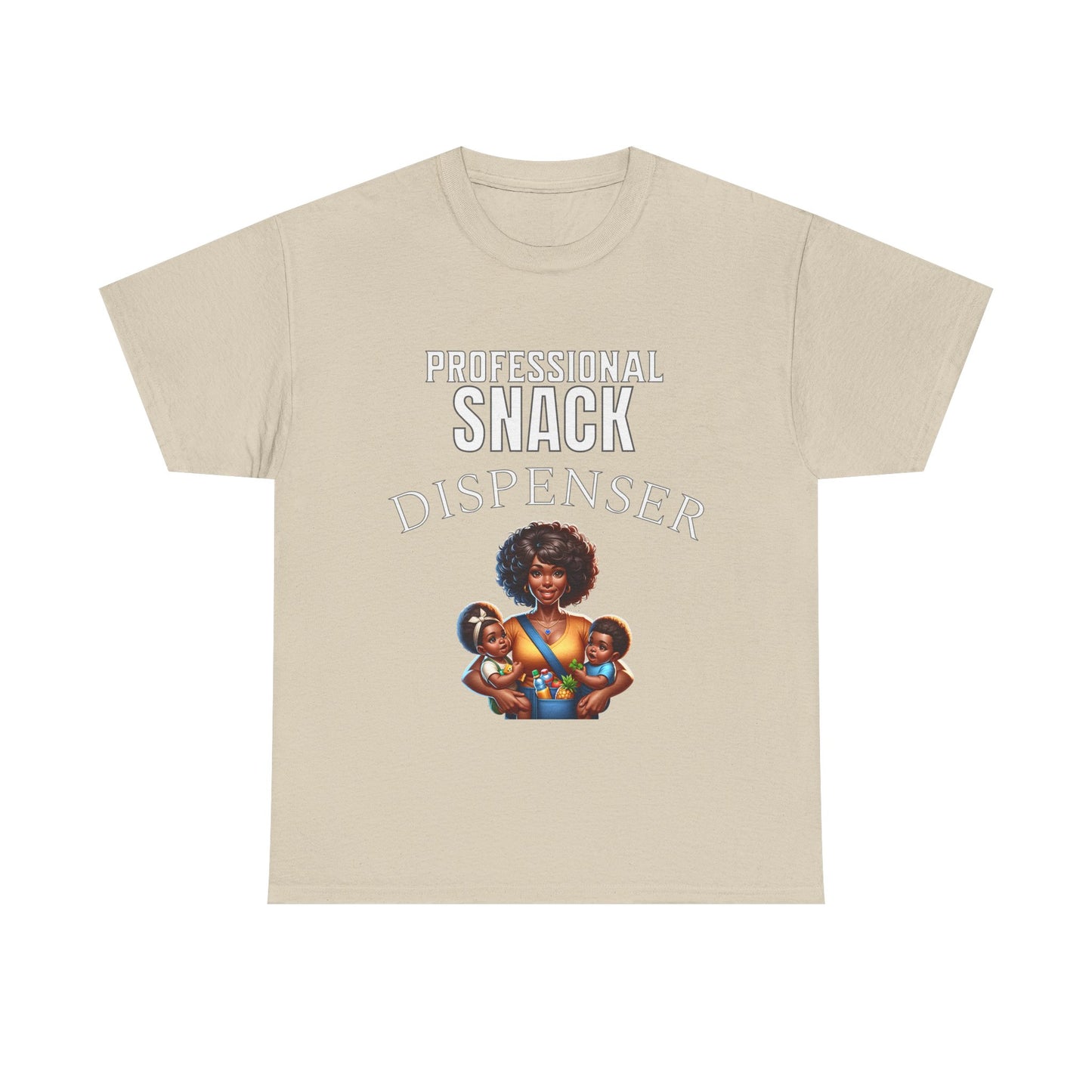 Professional Snack Dispenser Darker Skin Mom Life Humor Shirt