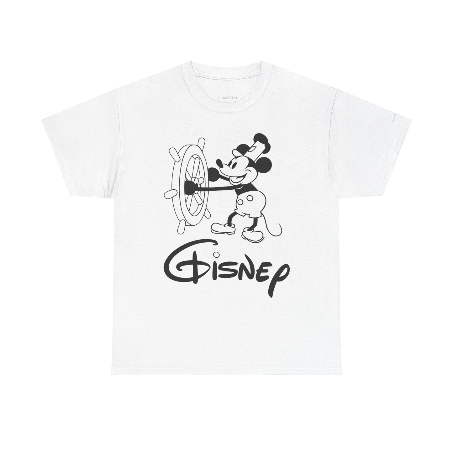 Gisnep Gisney Disnep Parody Tee. Dyslexic Theme Park Logo Humor Shirt.