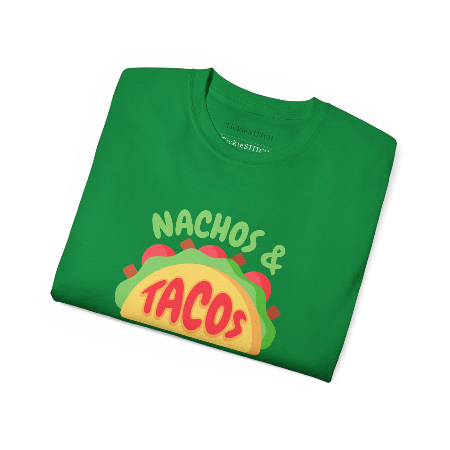 Nachos and Tacos for BroChachos Unisex Cotton Funny T-shirt