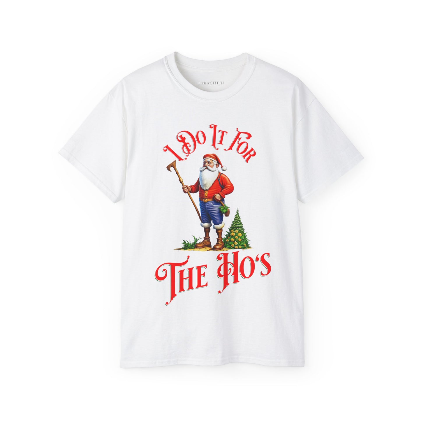 Sarcastic Santa Christmas T-Shirt | Funny Holiday Party Apparel