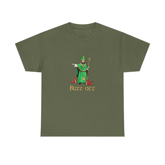 St. Patrick Snake Banisher Hand-Drawn Sketch St. Patrick's Day T-Shirt