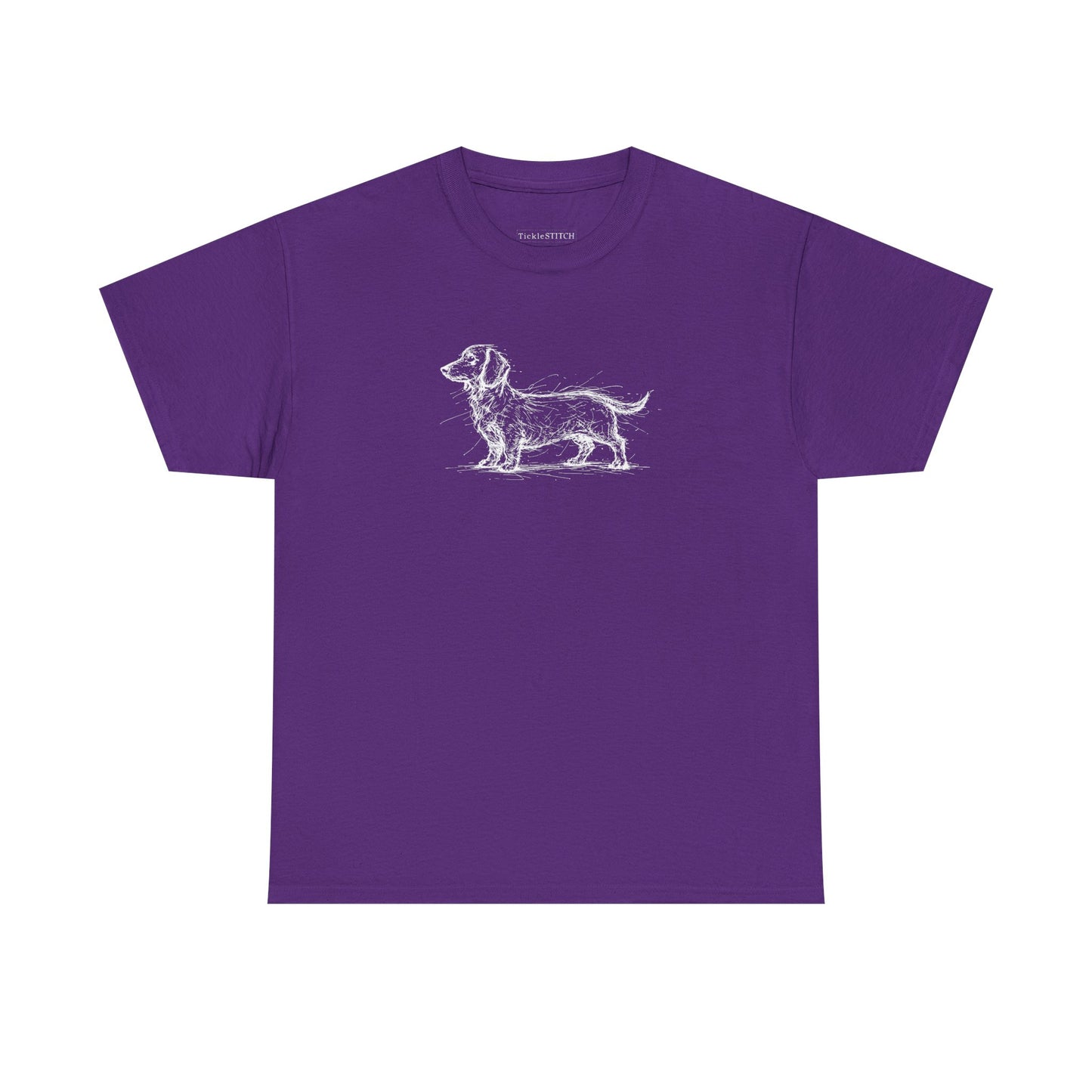 Dachshund Sketch Art Tee for Wiener Dog Lovers & Doxie Moms