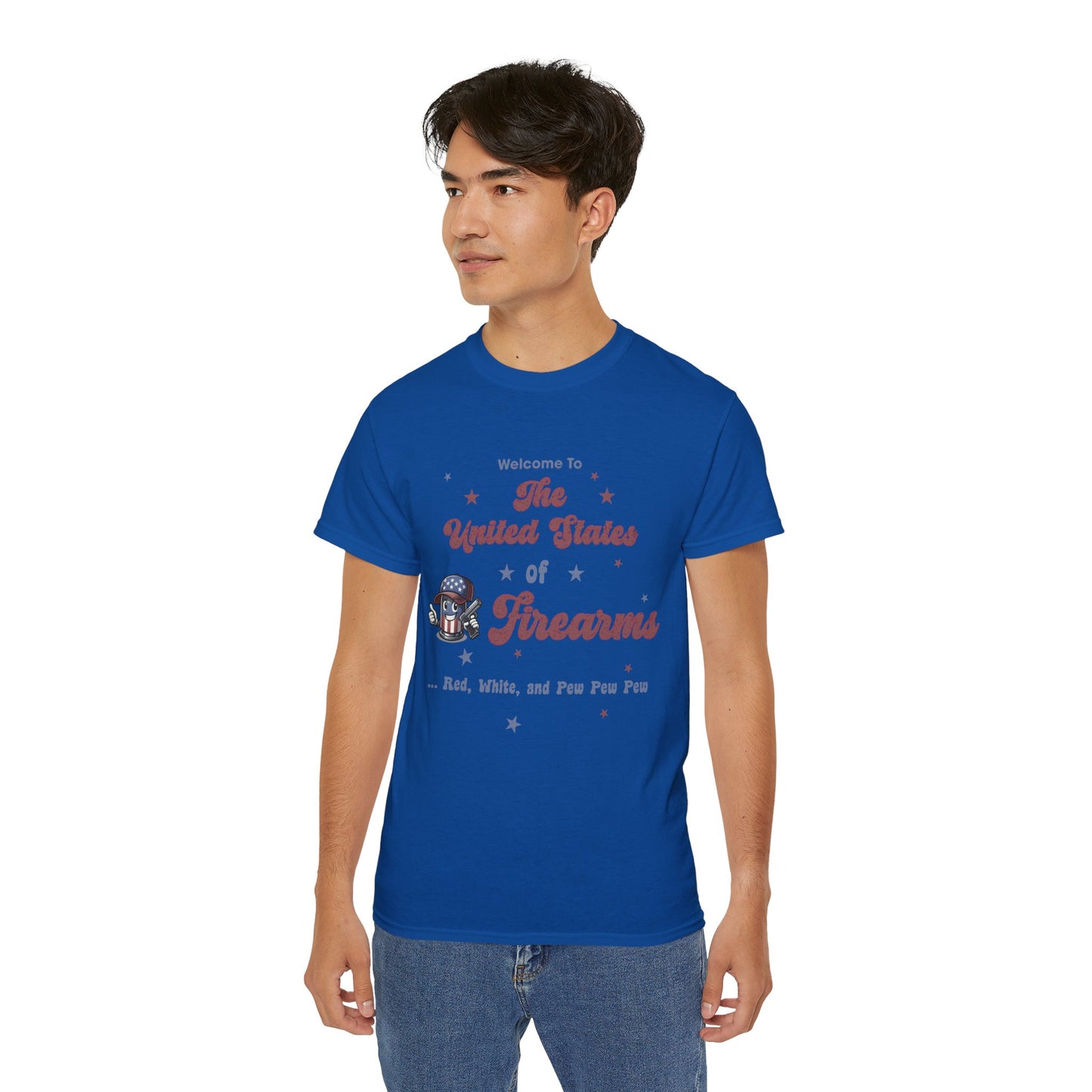 United States of Firearms Cotton Unisex Funny T-Shirt