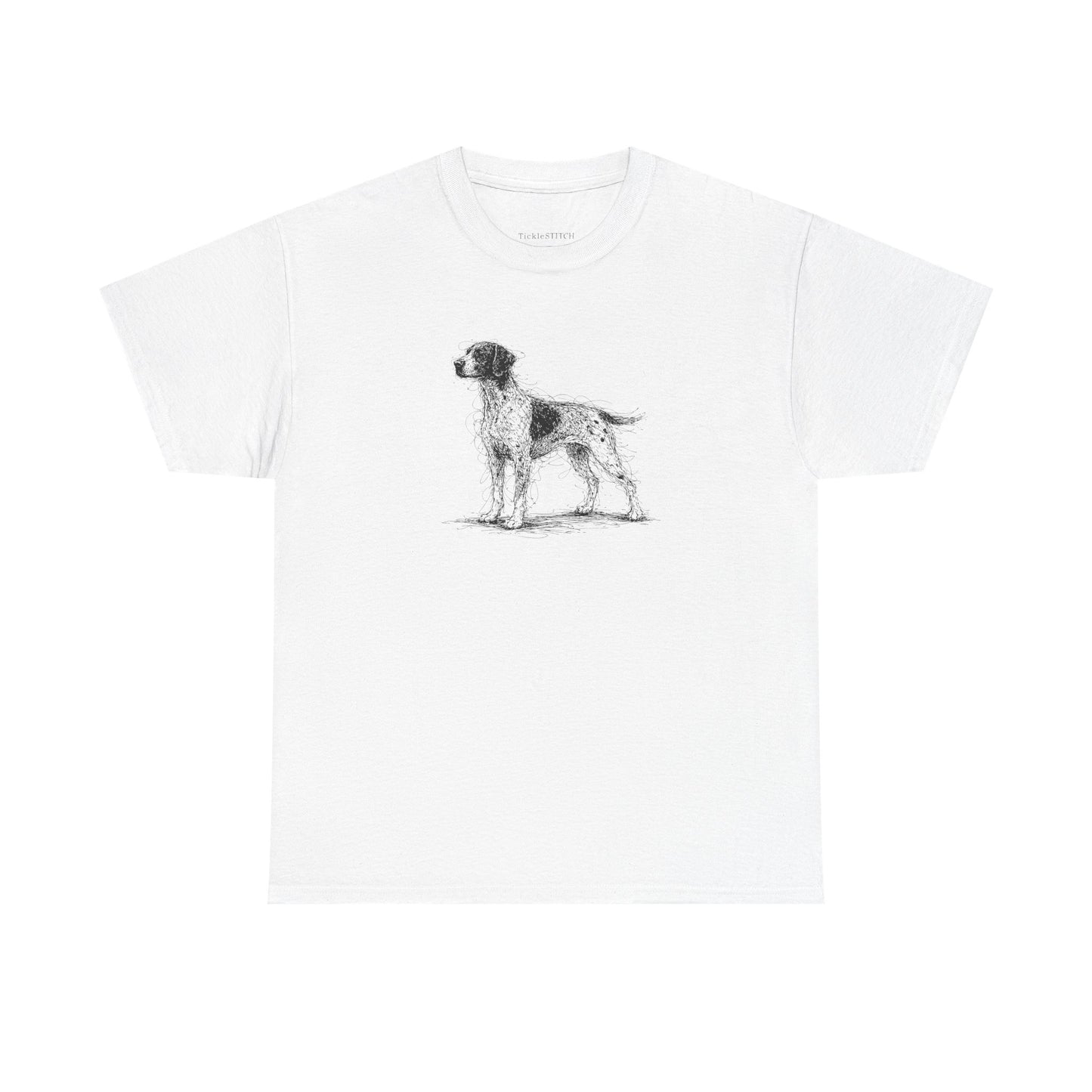 German Shorthaired Pointer Sketch Art Tee - GSP Lover Hunting Dog Gift