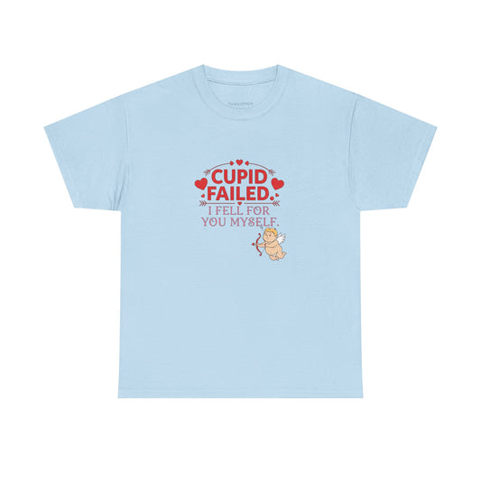Cupid Failed Valentine's Day Funny T-Shirt for Boyfriend Girlfriend