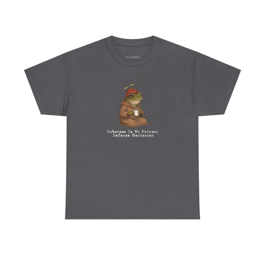 Weaponized Cuteness Frog Tee: Sarcastic Defense Mechanism Humor