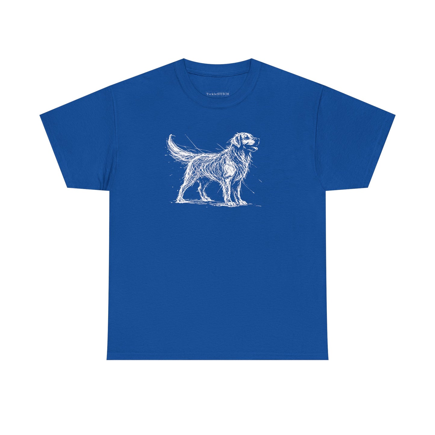 Golden Retriever Sketch Shirt - Loyal Family Dog Tee Gift for Dog