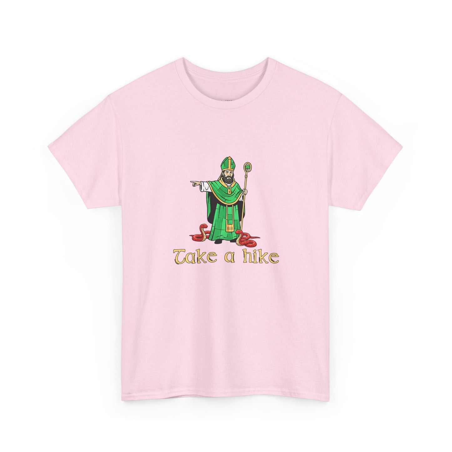 Take a Hike St. Patrick Kicking Out Snakes