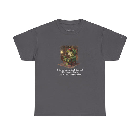 Existential Frog Absurdist Humor Weirdcore Tee. Beyond Narrative Shirt