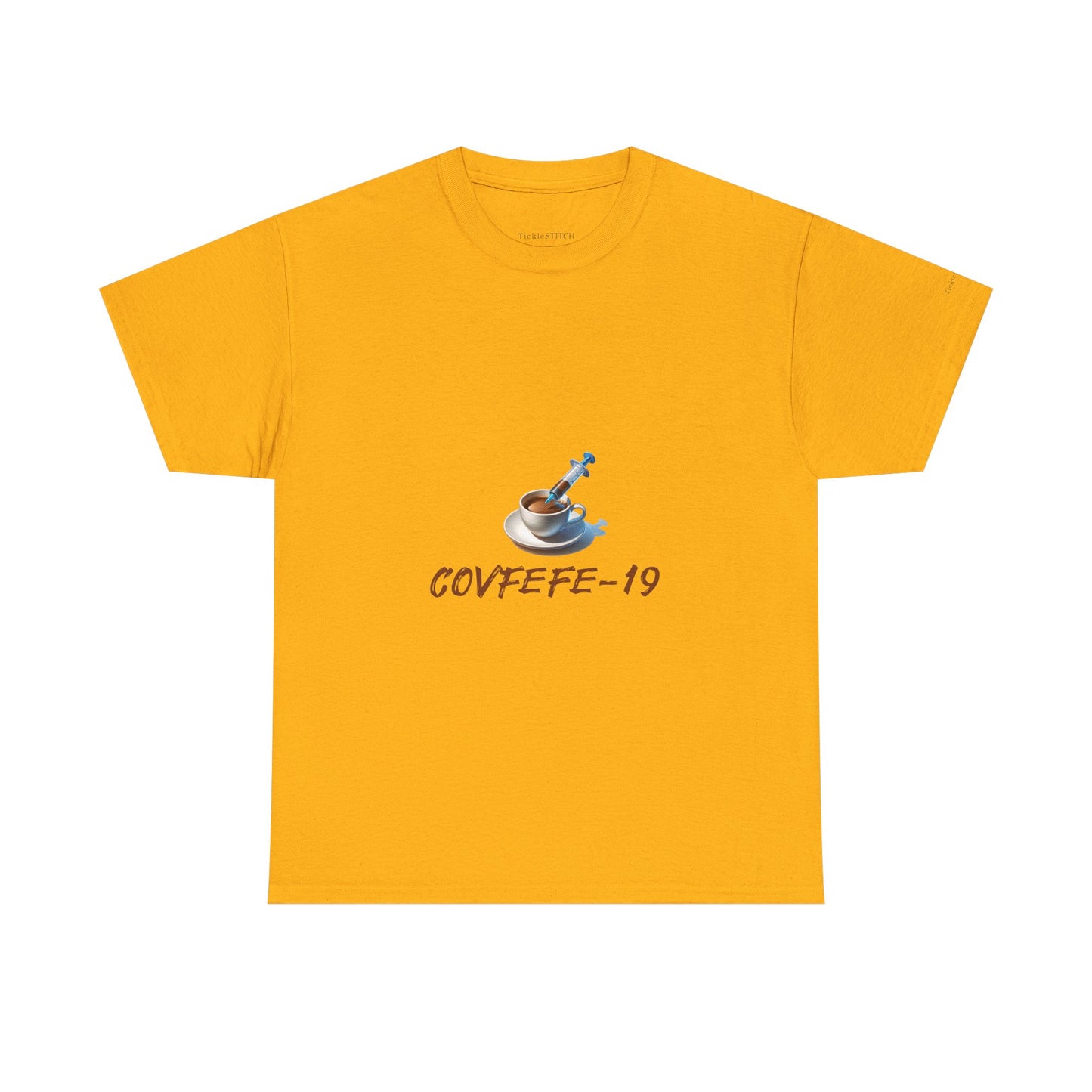 Covid Coffee Covfefe-19 Pandemic Humor Coffee Lover T-Shirt