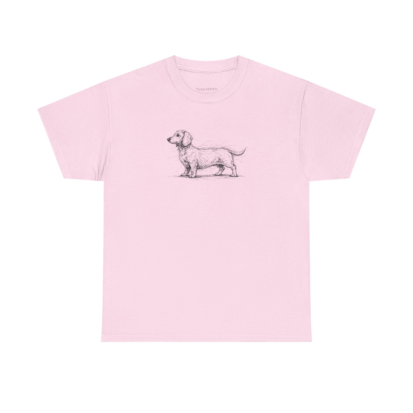 Dachshund Sketch Art Tee for Wiener Dog Lovers & Doxie Moms