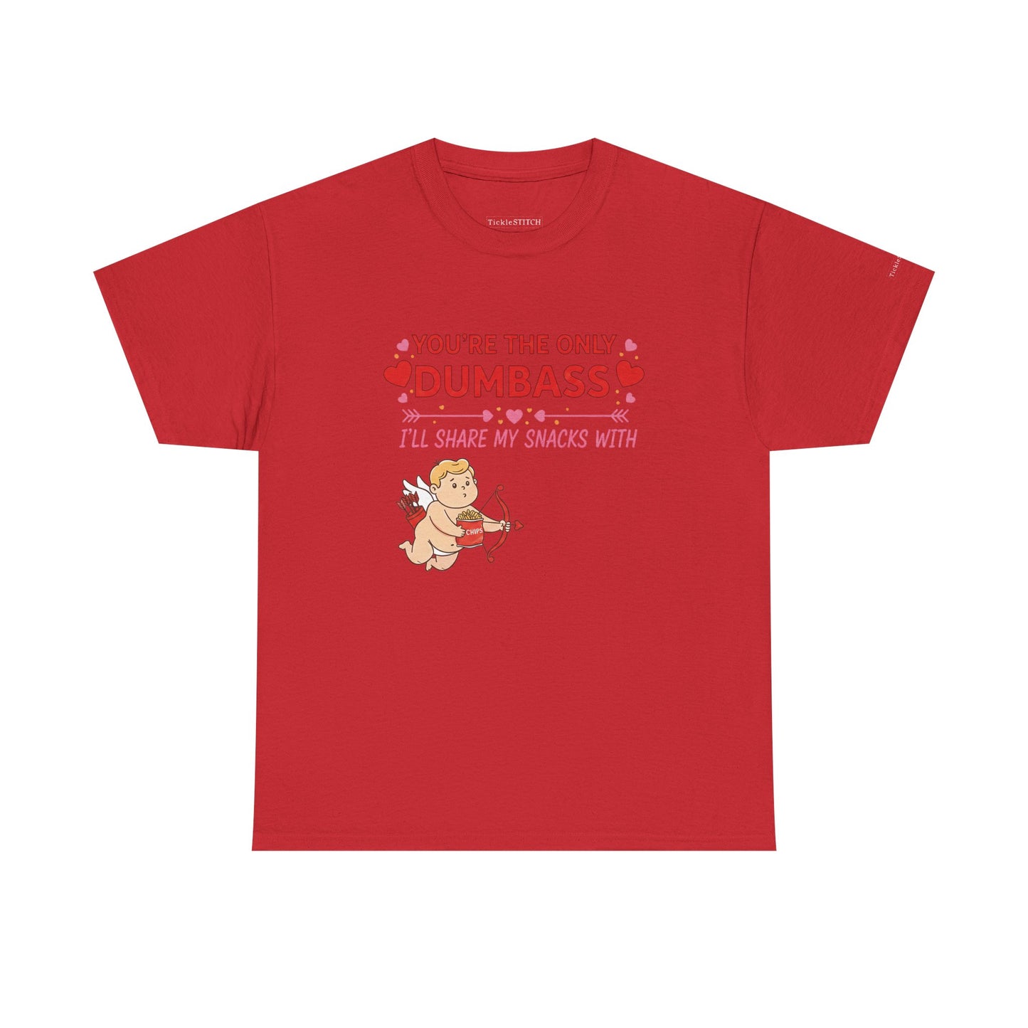 Funny Valentine's Day Cupid Tee – Snacks Love Boyfriend Girlfriend Gif