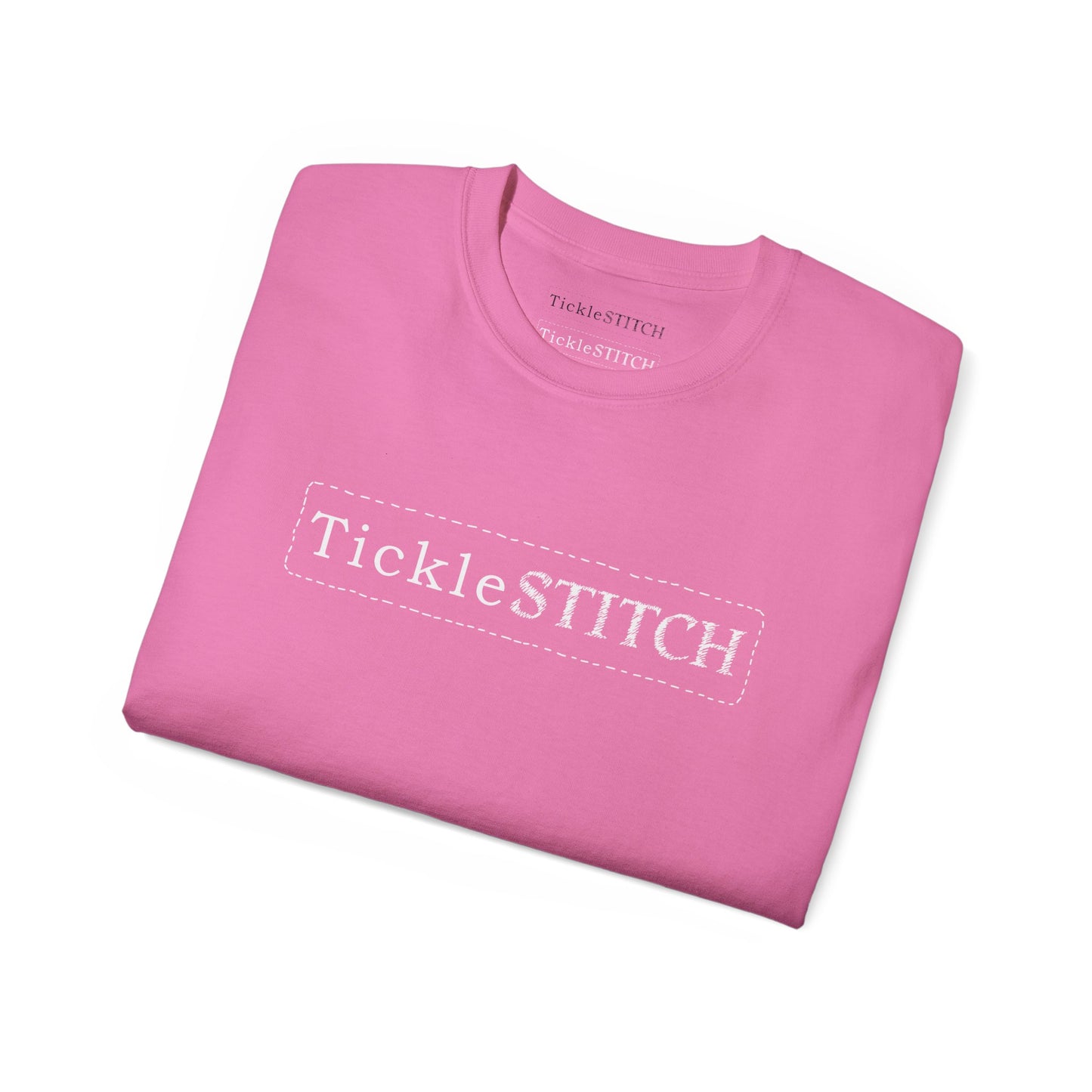 Tickle Stitch Logo Unisex Cotton T-Shirt