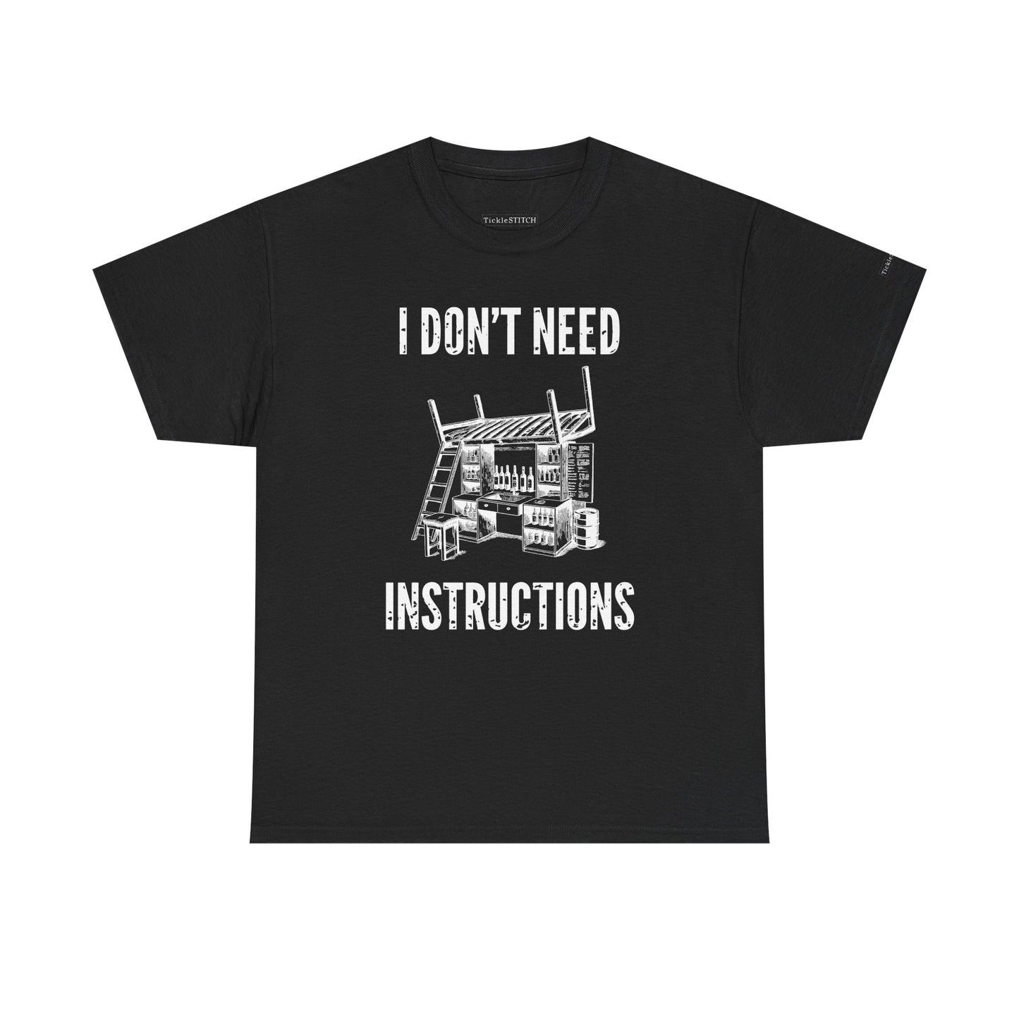 I Don't Need Instructions Handyman Tradesmen Funny Dad Joke T-Shirt