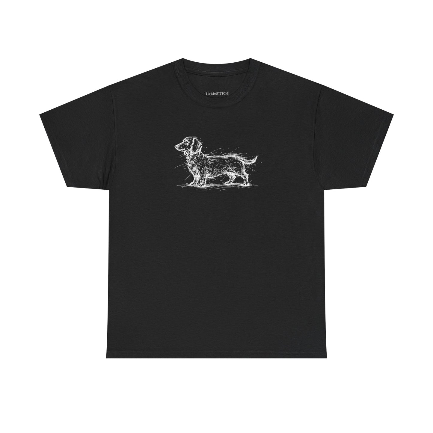 Dachshund Sketch Art Tee for Wiener Dog Lovers & Doxie Moms