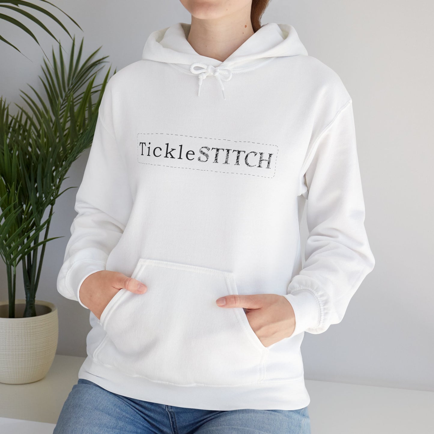 Tickle Stitch Hoodies – "Hood Up, Humor On!" Unisex Heavy Blend™ Hooded Sweatshirt