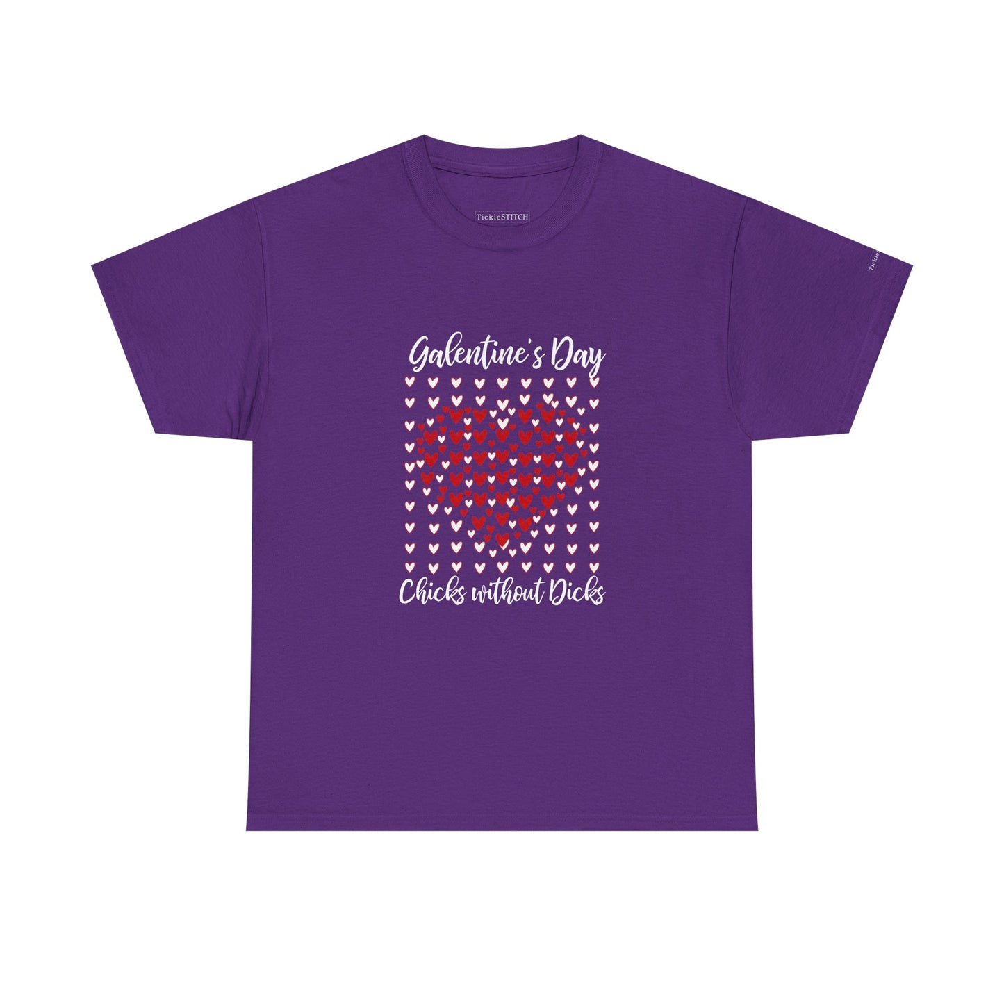 Galentine's Day Ladies Only Heart Mosaic Anti-Valentine Doodle Hearts