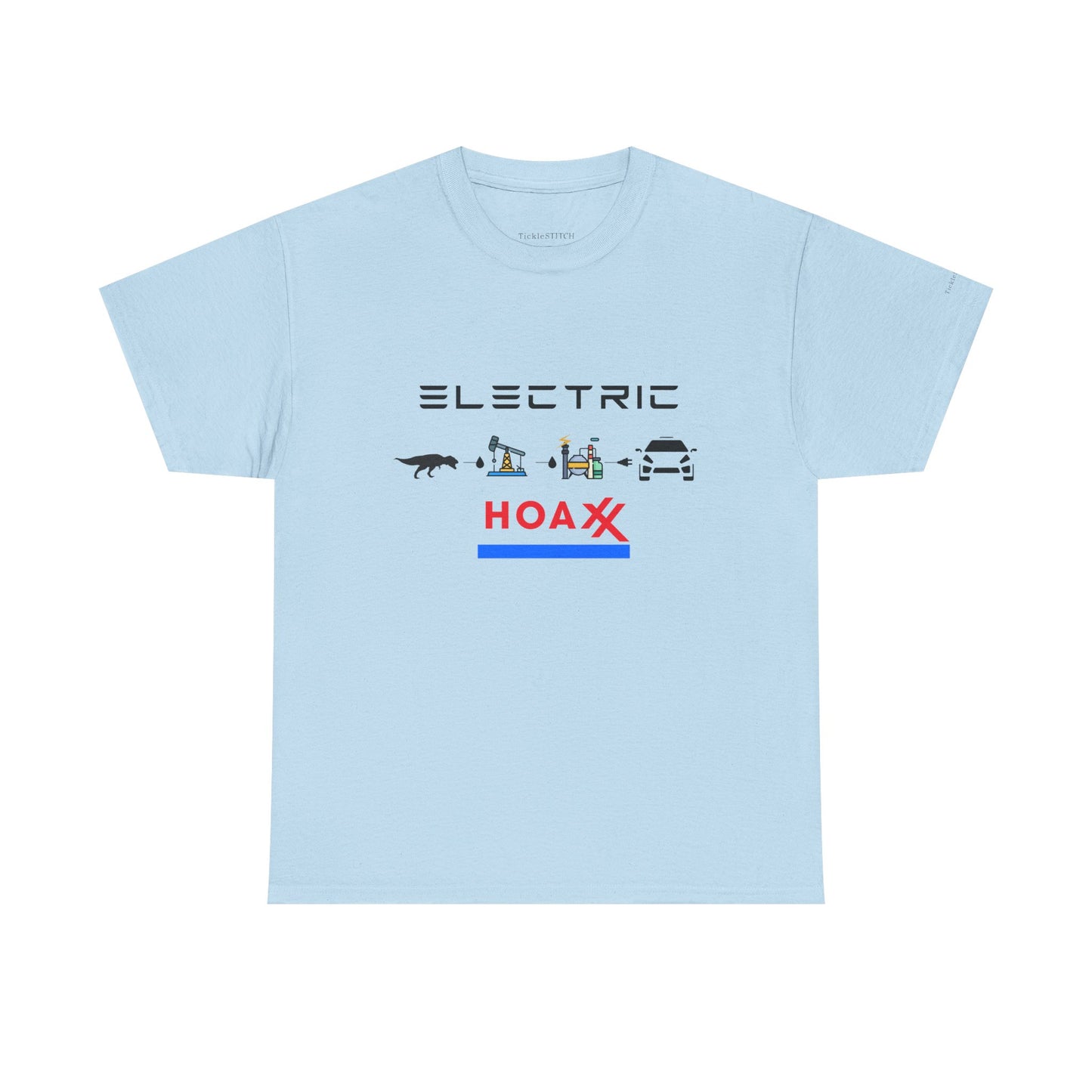Anti-Electric Vehicle Hoax Skeptic Fossil Fuel Loyalty T-Shirt
