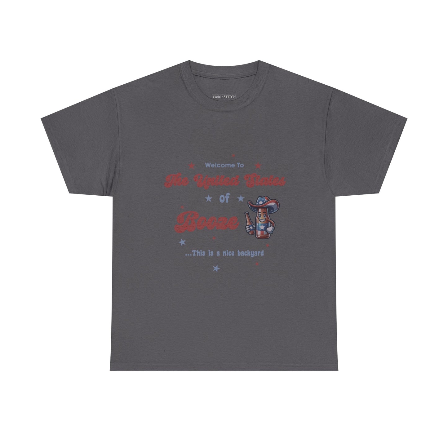 United States of Booze Patriotic Drinking American Celebration Tee