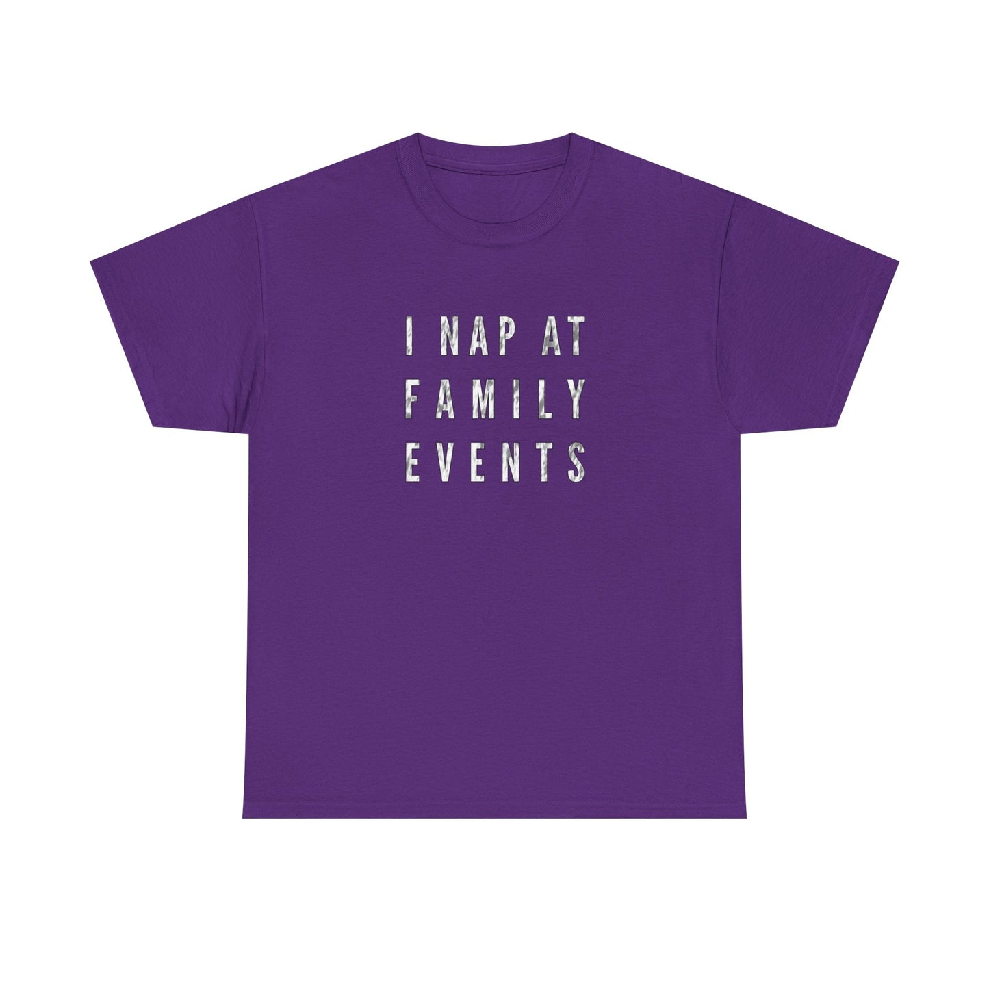 I Nap At Family Events Funny Tired Dad Family Gathering Humor Shirt