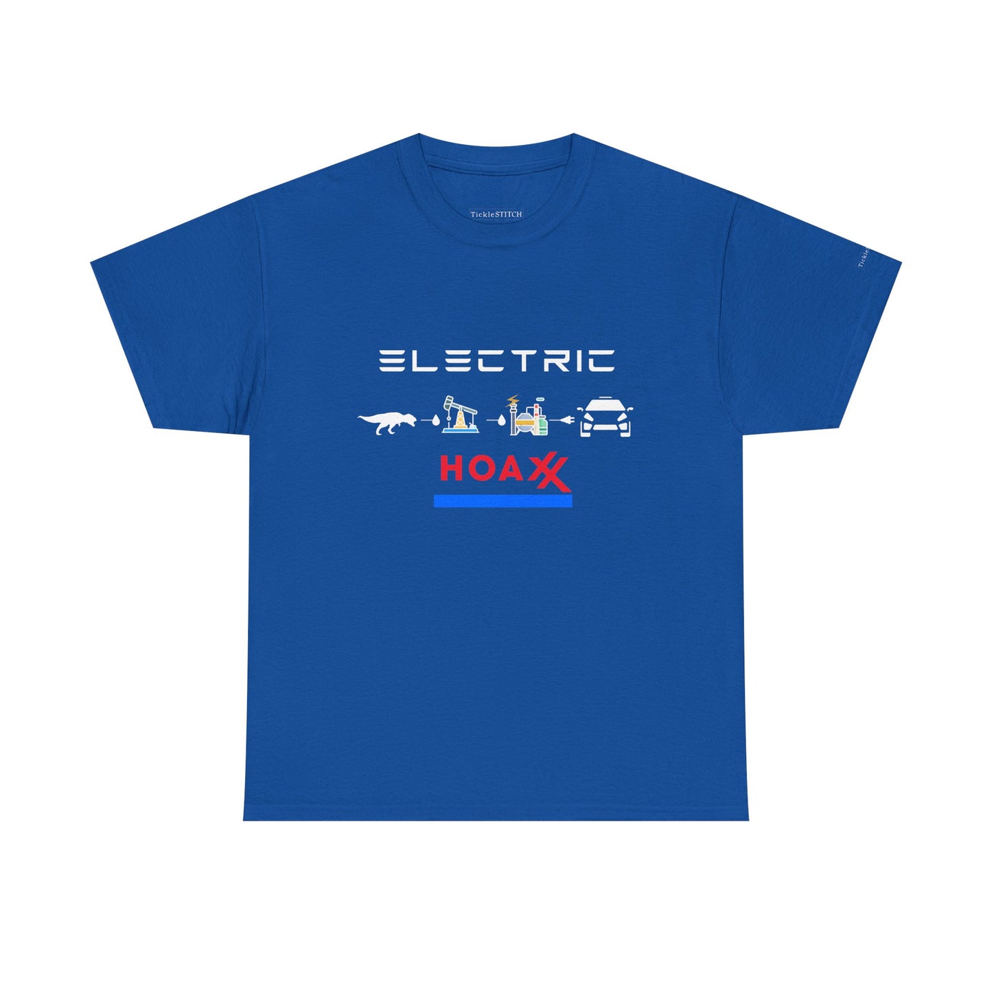 Anti-Electric Vehicle Hoax Skeptic Fossil Fuel Loyalty T-Shirt