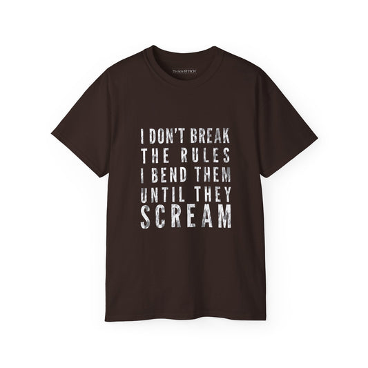 Defiant Bender T-Shirt: Bend Until They Scream Funny Apparel