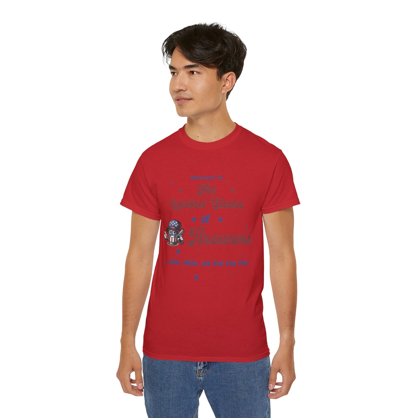 United States of Firearms Cotton Unisex Funny T-Shirt