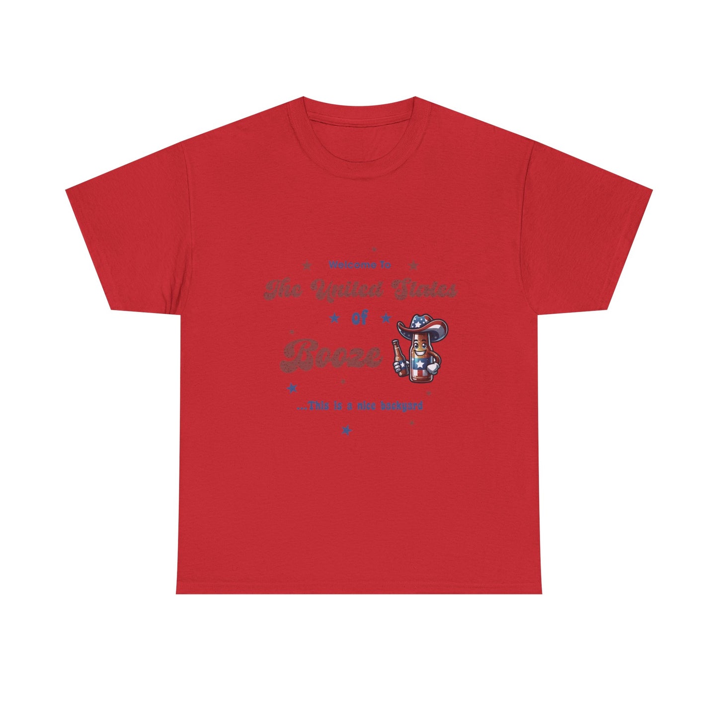 United States of Booze Patriotic Drinking T-Shirt for American Celebra