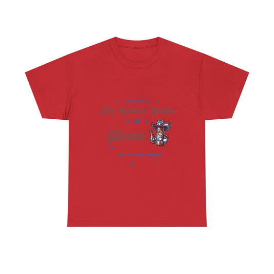 United States of Booze Patriotic Drinking T-Shirt for American Celebra