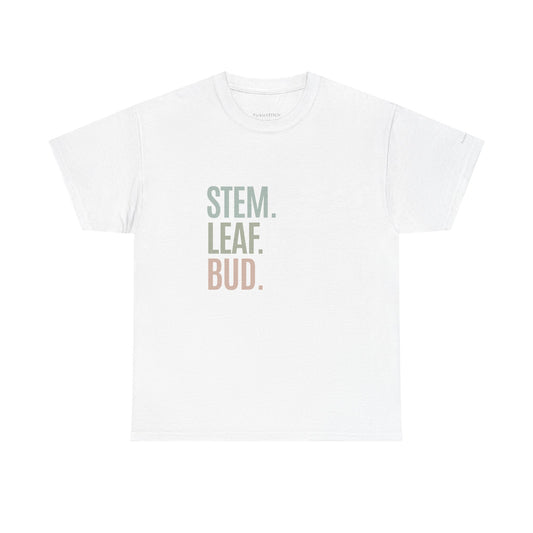 Stem. Leaf. Bud. Plant Anatomy Botanical Structure Garden Lover Tee