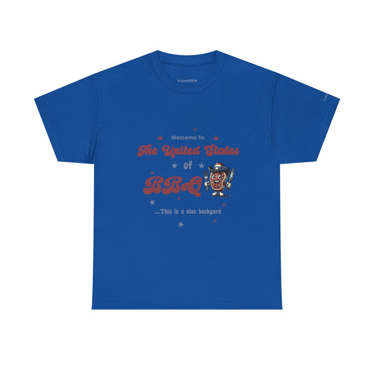 USA BBQ. Patriotic Grilling. American Cookout. Independence Day Shirt.