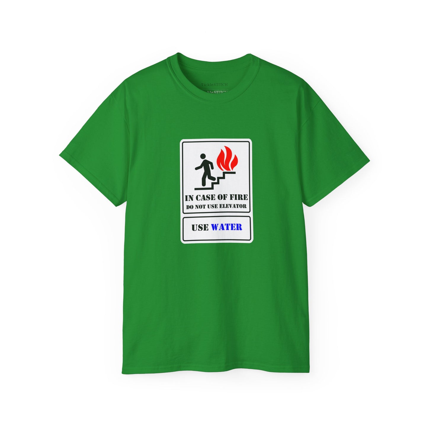 Ironic Fire Safety Elevator Shirt – Funny Firefighter Engineer Gift