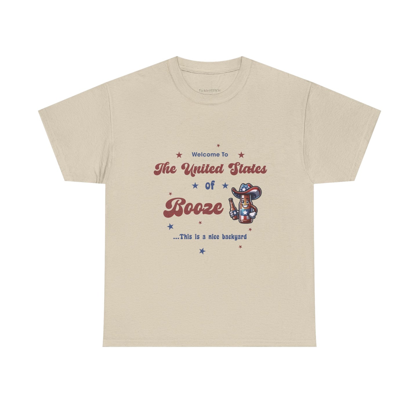 United States of Booze Patriotic Drinking American Celebration Tee