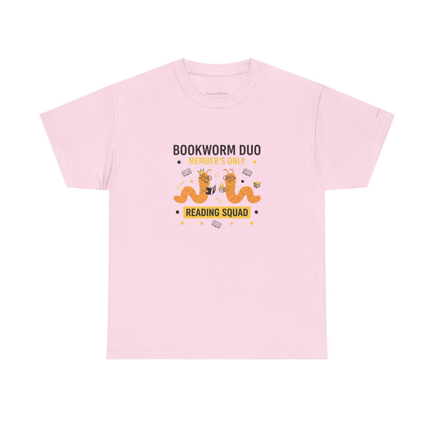 Bookworm Duo Reading Buddy Membership Squad Team Identity Pride Tee