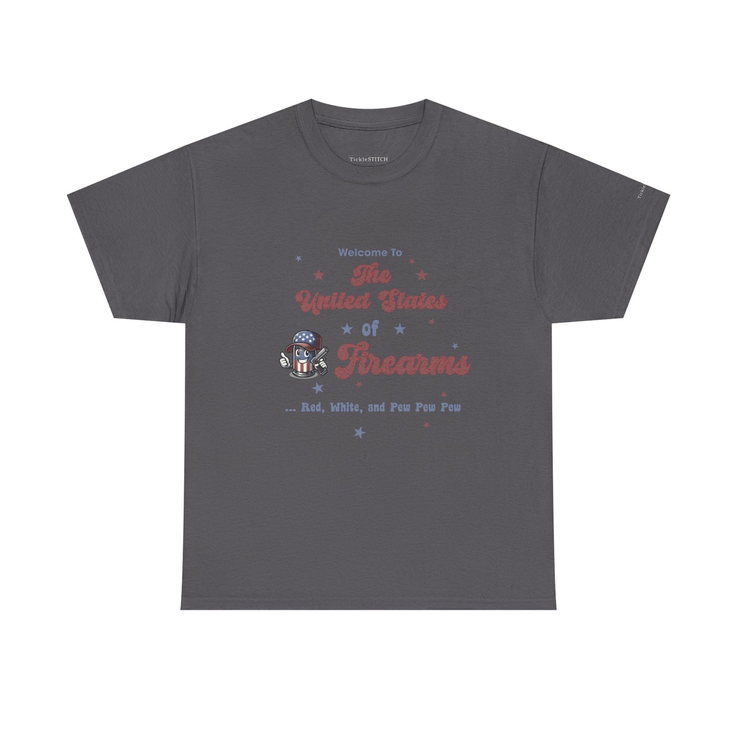Patriotic USA Firearms 2nd Amendment American Gun Rights T-Shirt