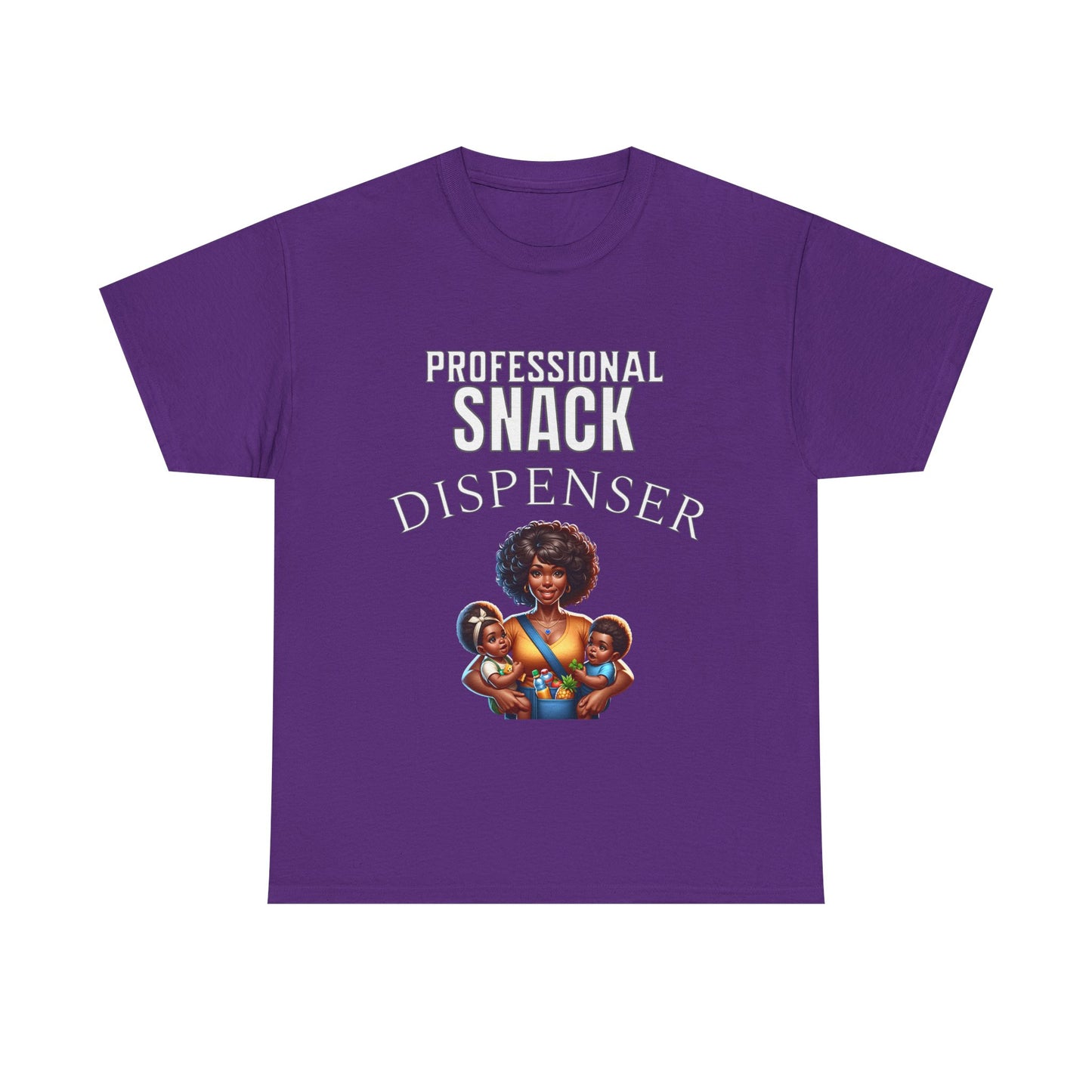 Professional Snack Dispenser Darker Skin Mom Life Humor Shirt