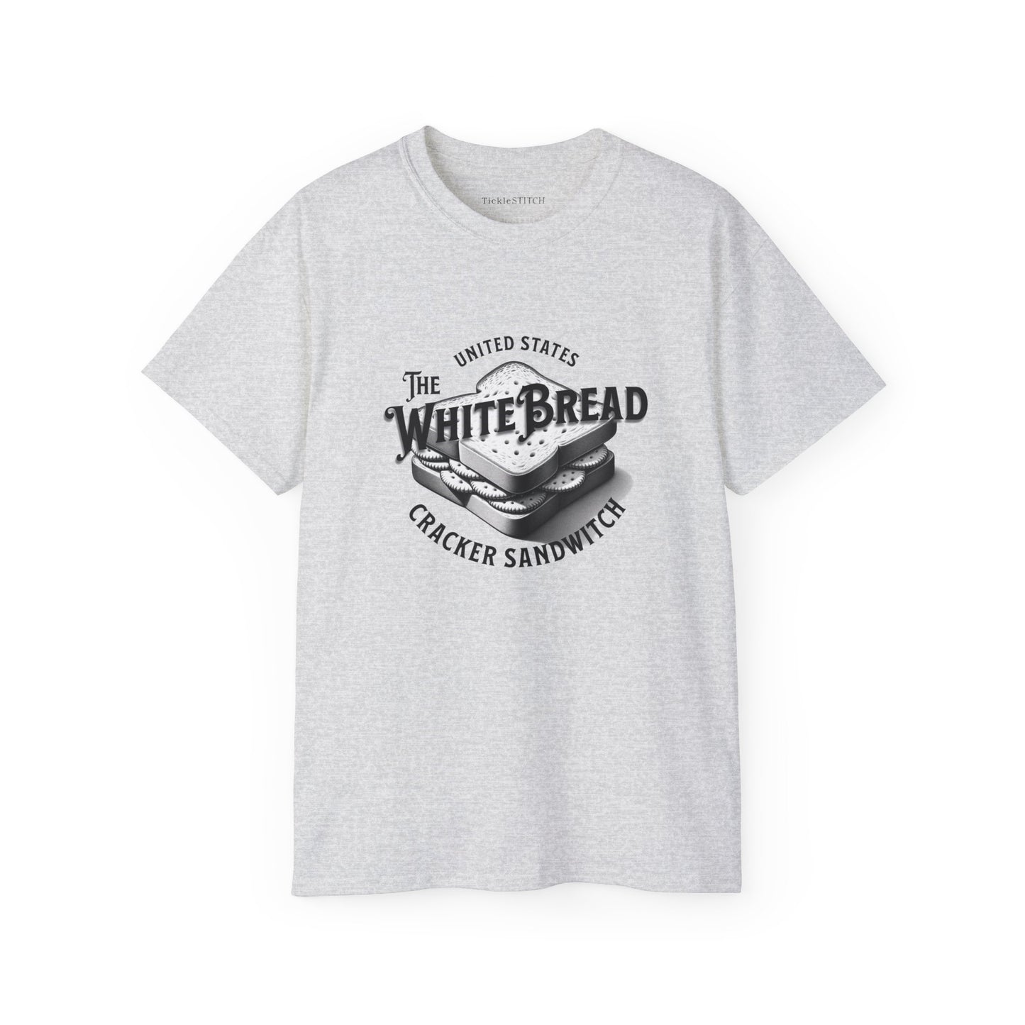 White Bread Cracker Sandwich, Cracker Tshirt, Not Racist Funny