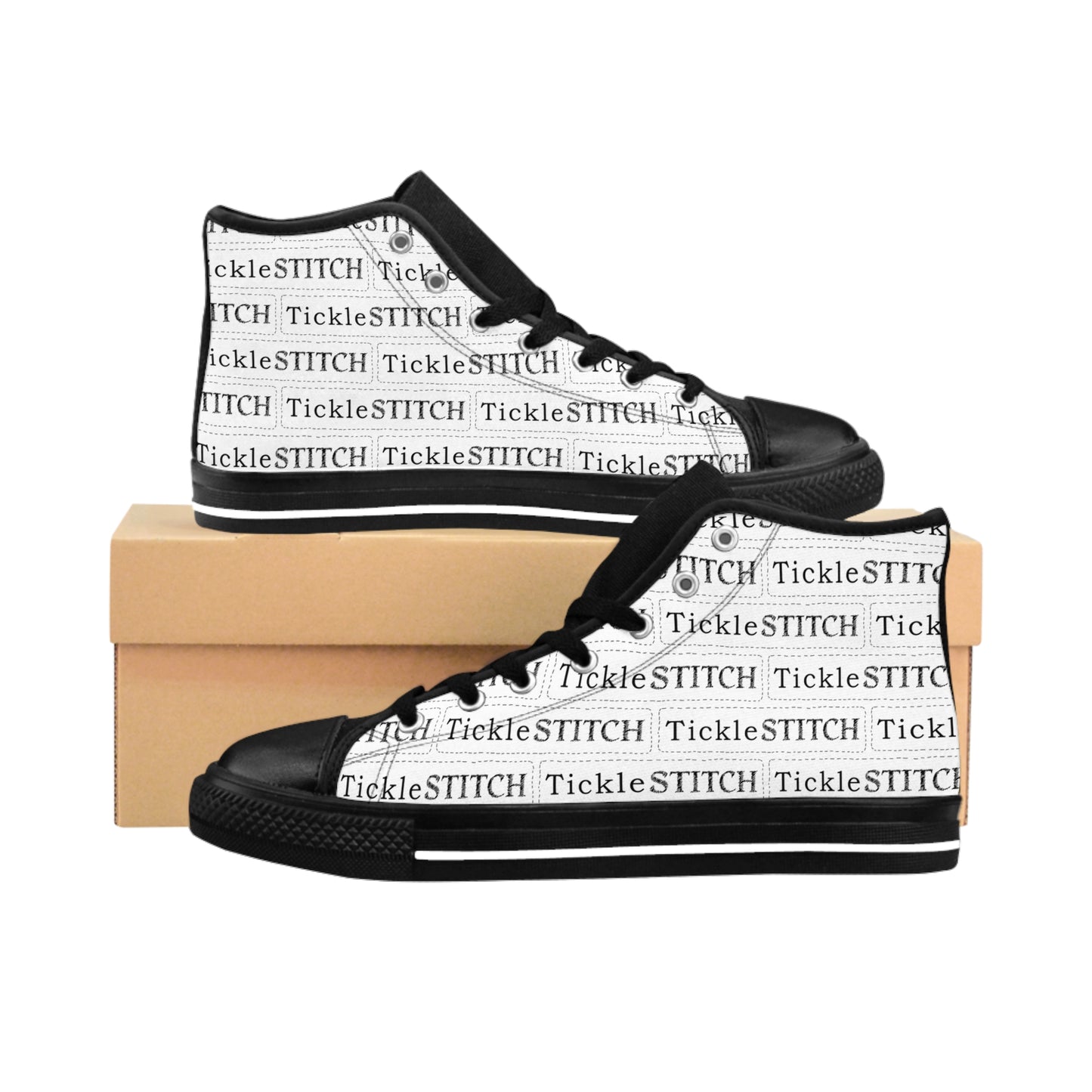 Tickle Stitch Logo Footwear – "Walk the Fun Way!". Women's Classic Sneakers