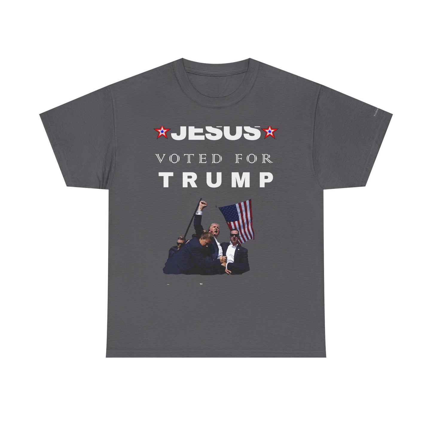 Jesus Voted Trump July 13th MAGA Supporter Christian Conservative T-Sh