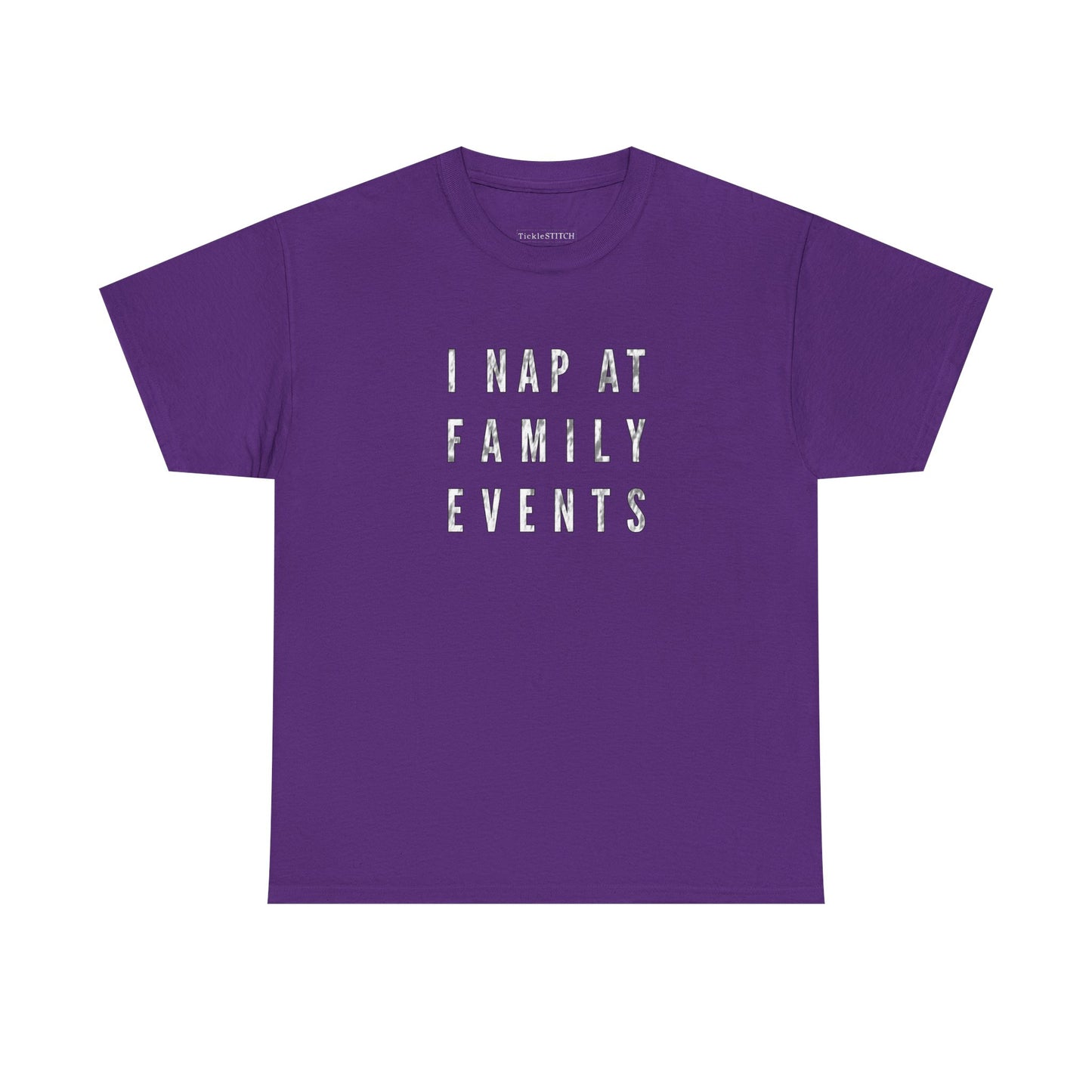I Nap At Family Events Funny Sleepy Dad Humor Tee for Tired Parents