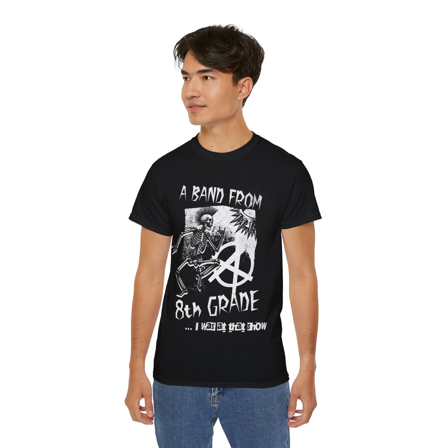 A Band From Eighth Grade Punk Rock Unisex Cotton Funny T-shirt