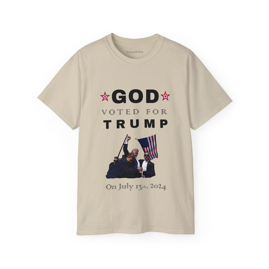 God Voted for Trump on July 13th, FIST, Trump Shirt, Trump 2024