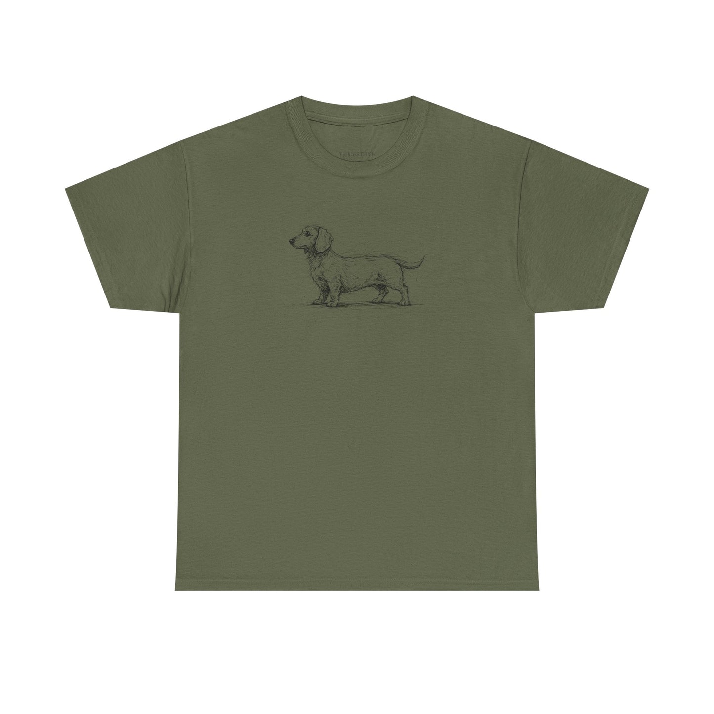 Dachshund Sketch Art Tee for Wiener Dog Lovers & Doxie Moms