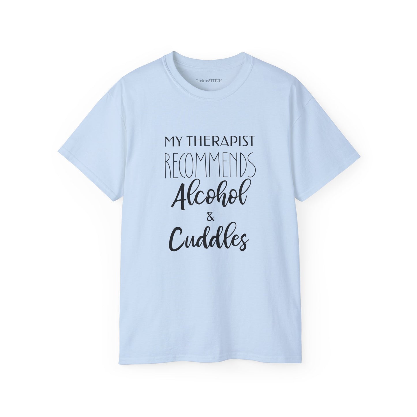 My Therapist Recommends Alcohol and Cuddles, Cuddle Pillow, Cuddling